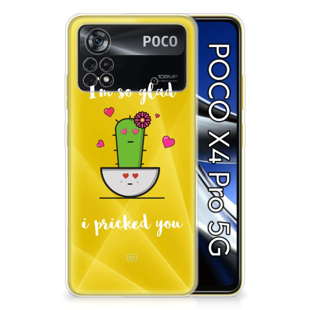 Xiaomi Poco X4 Pro 5G Telefoonhoesje met Naam Cactus Glad