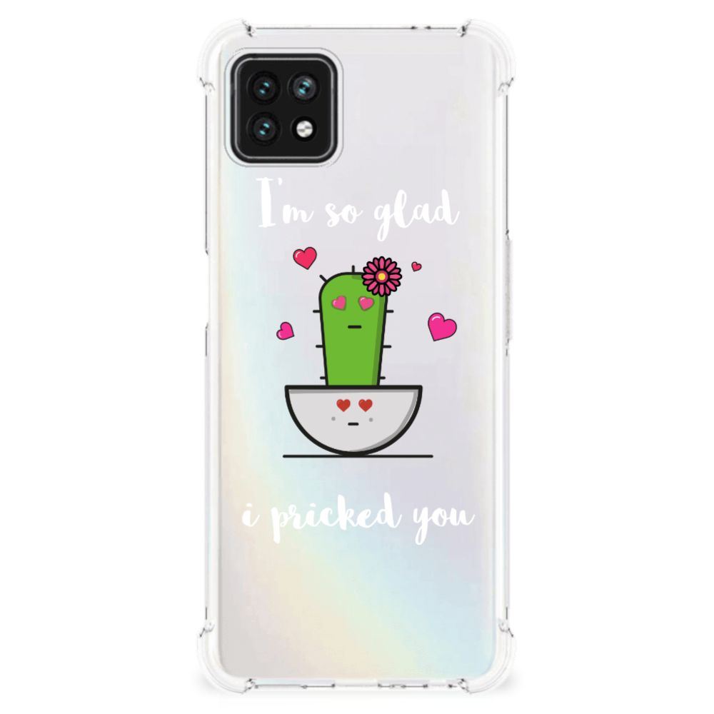 OPPO A53 5G | A73 5G Stevig Bumper Hoesje Cactus Glad