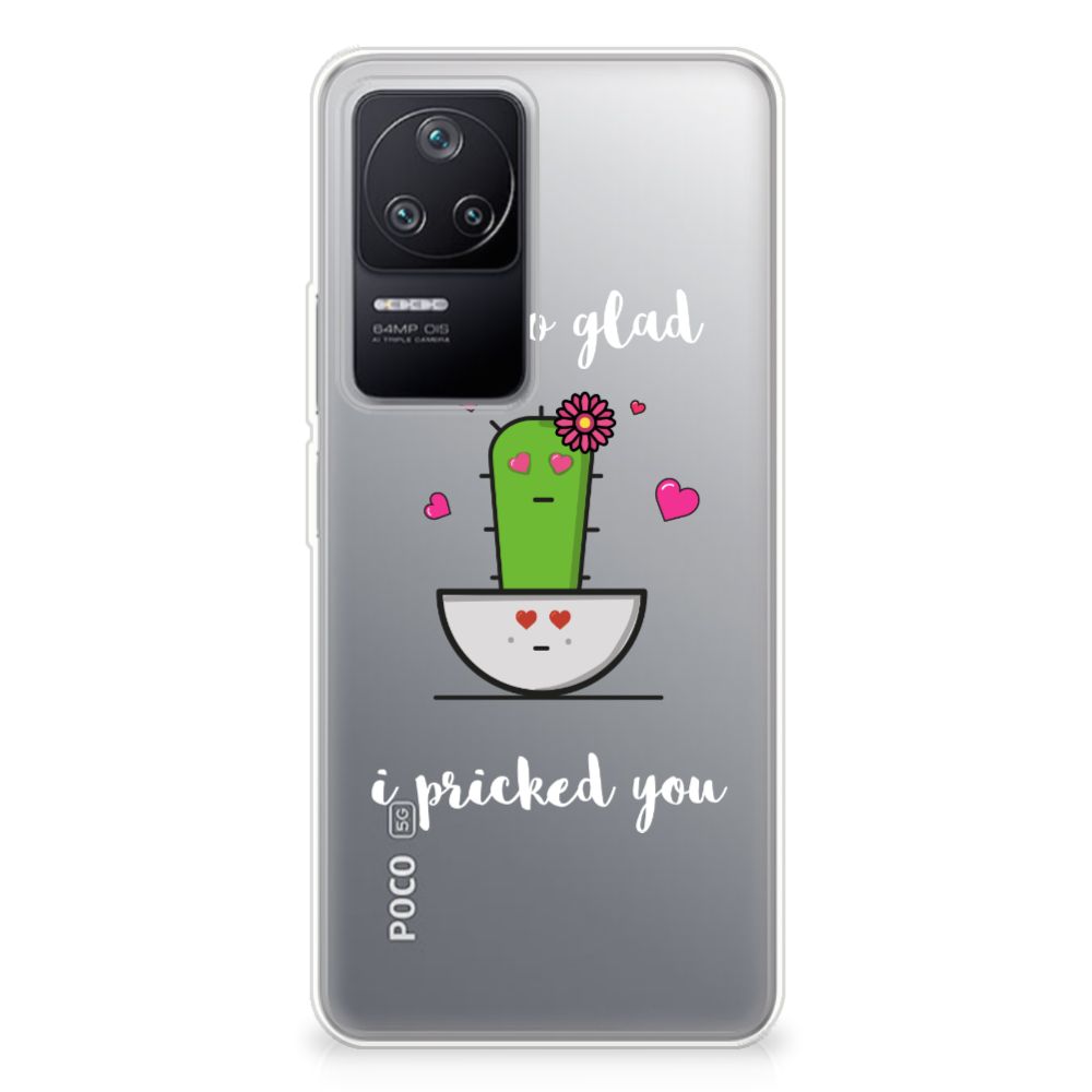 Xiaomi Poco F4 Telefoonhoesje met Naam Cactus Glad