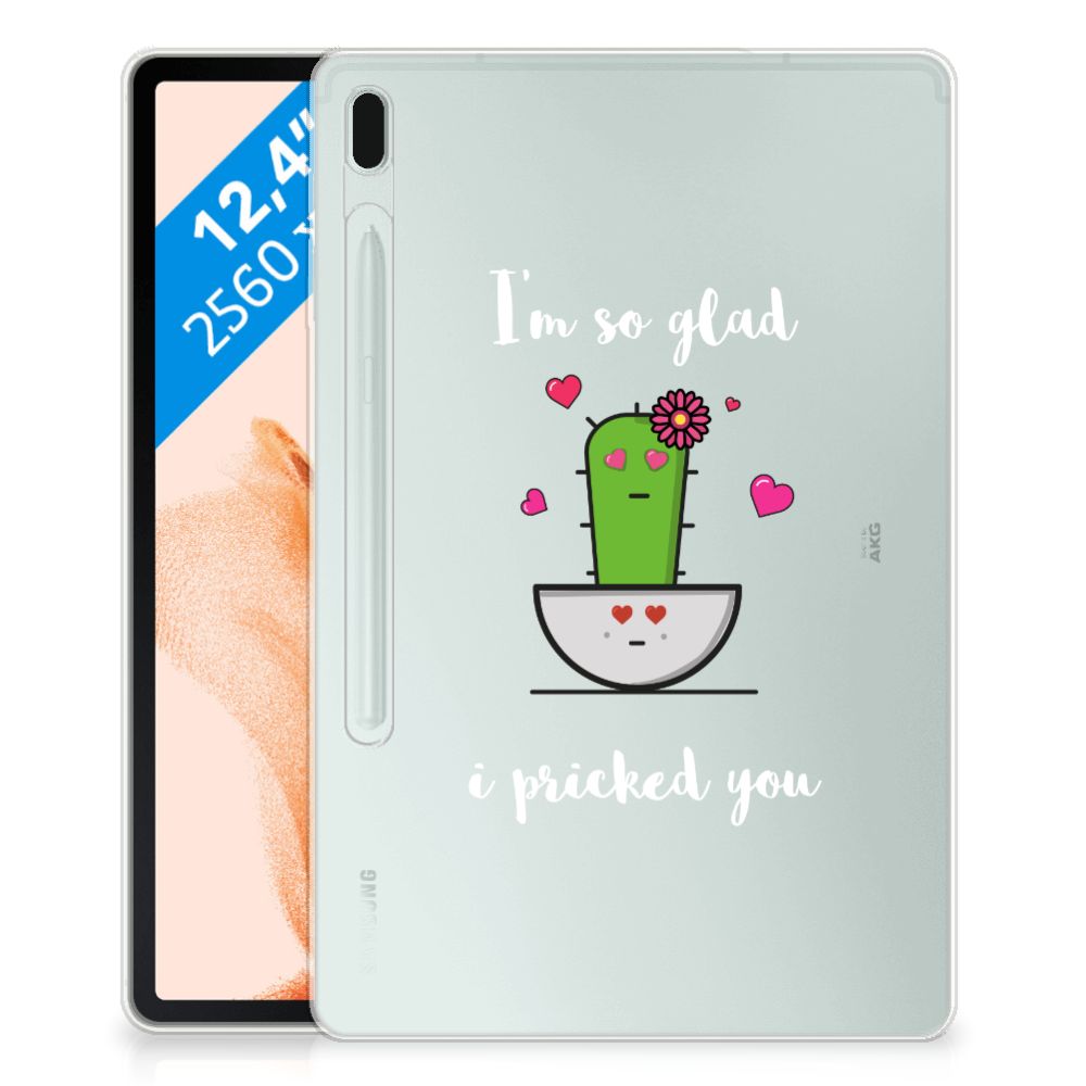 Samsung Galaxy Tab S7FE Tablet Back Cover Cactus Glad