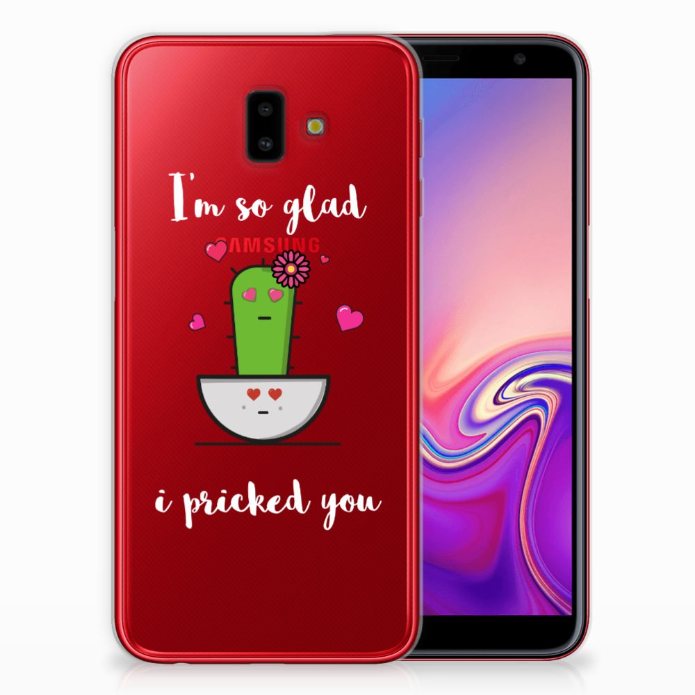 Samsung Galaxy J6 Plus (2018) Telefoonhoesje met Naam Cactus Glad
