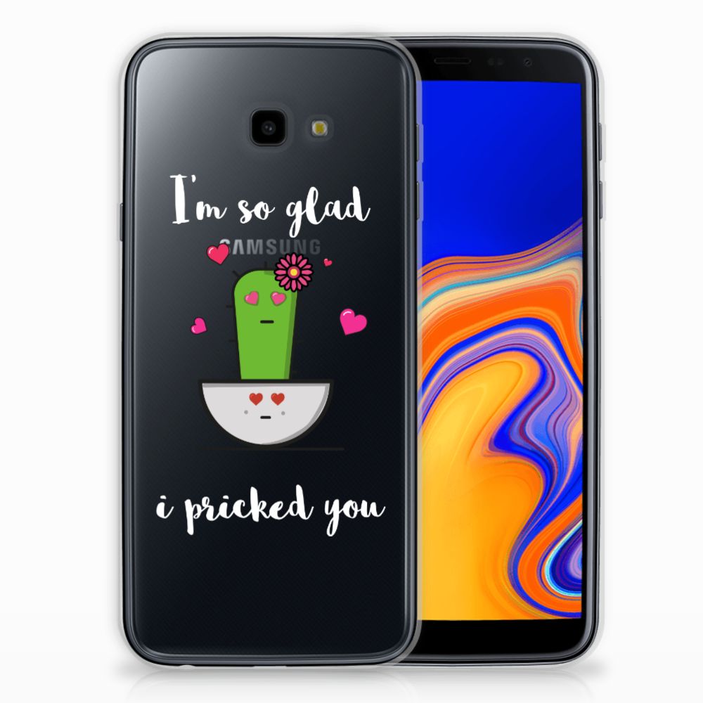 Samsung Galaxy J4 Plus (2018) Telefoonhoesje met Naam Cactus Glad