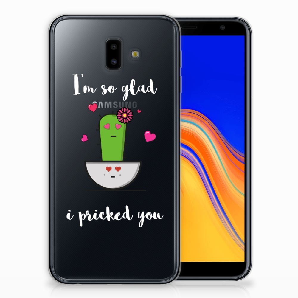 Samsung Galaxy J6 Plus (2018) Telefoonhoesje met Naam Cactus Glad