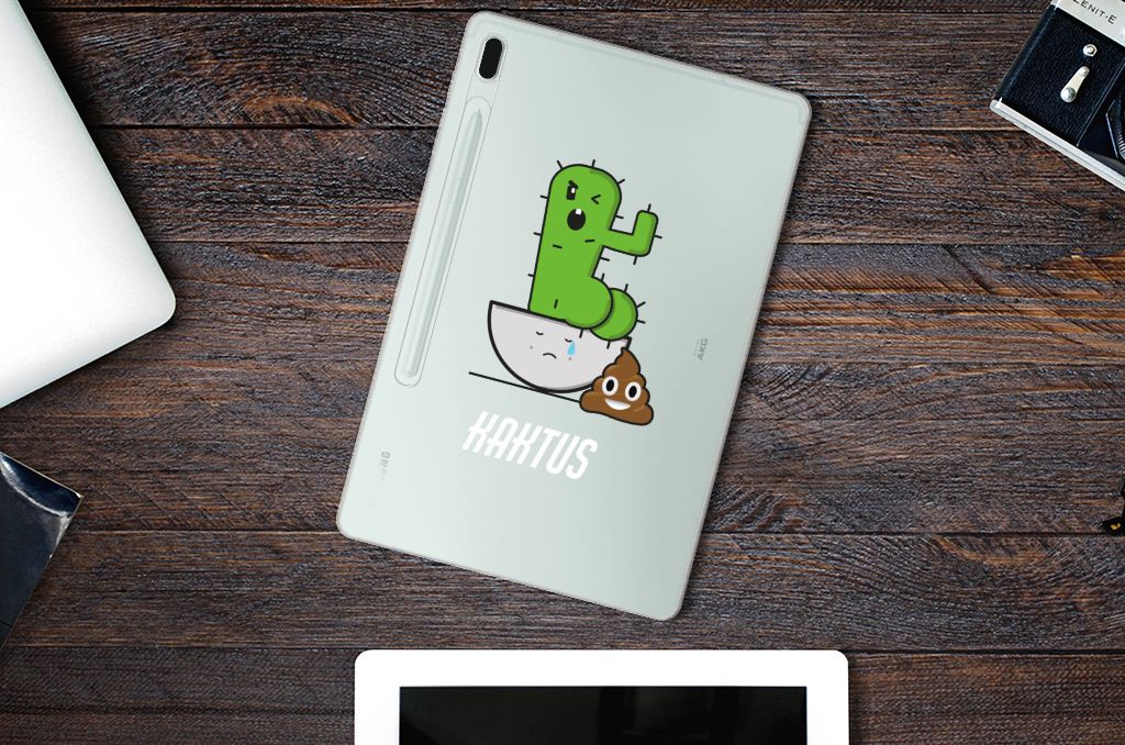 Samsung Galaxy Tab S7FE Tablet Back Cover Cactus Poo