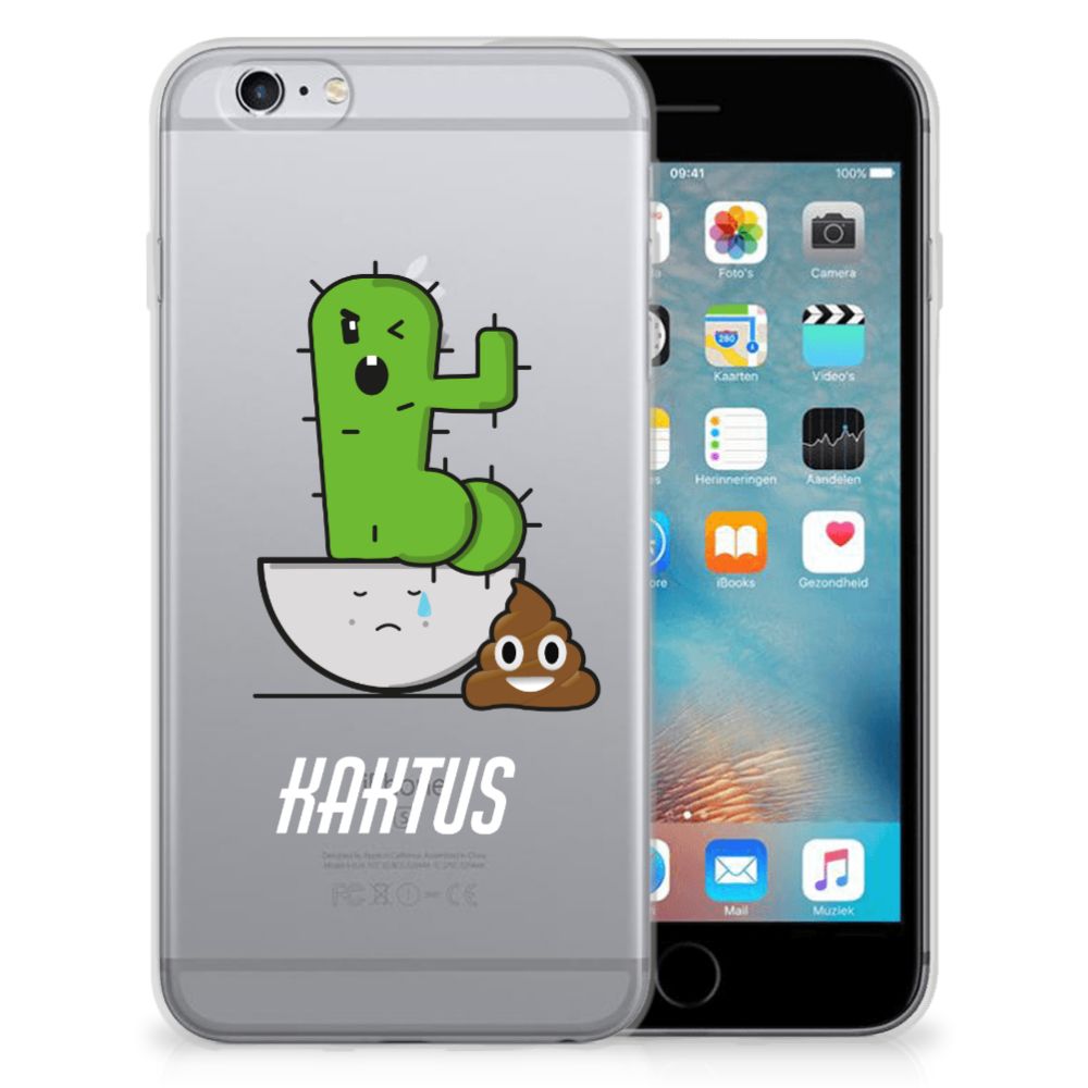 Apple iPhone 6 | 6s Uniek TPU Hoesje Cactus Poo