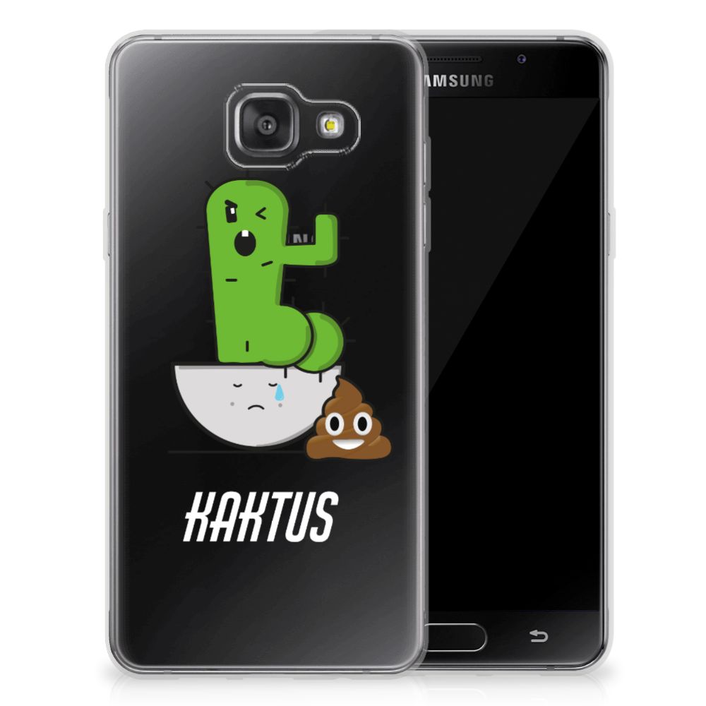 Samsung Galaxy A3 2016 Telefoonhoesje met Naam Cactus Poo