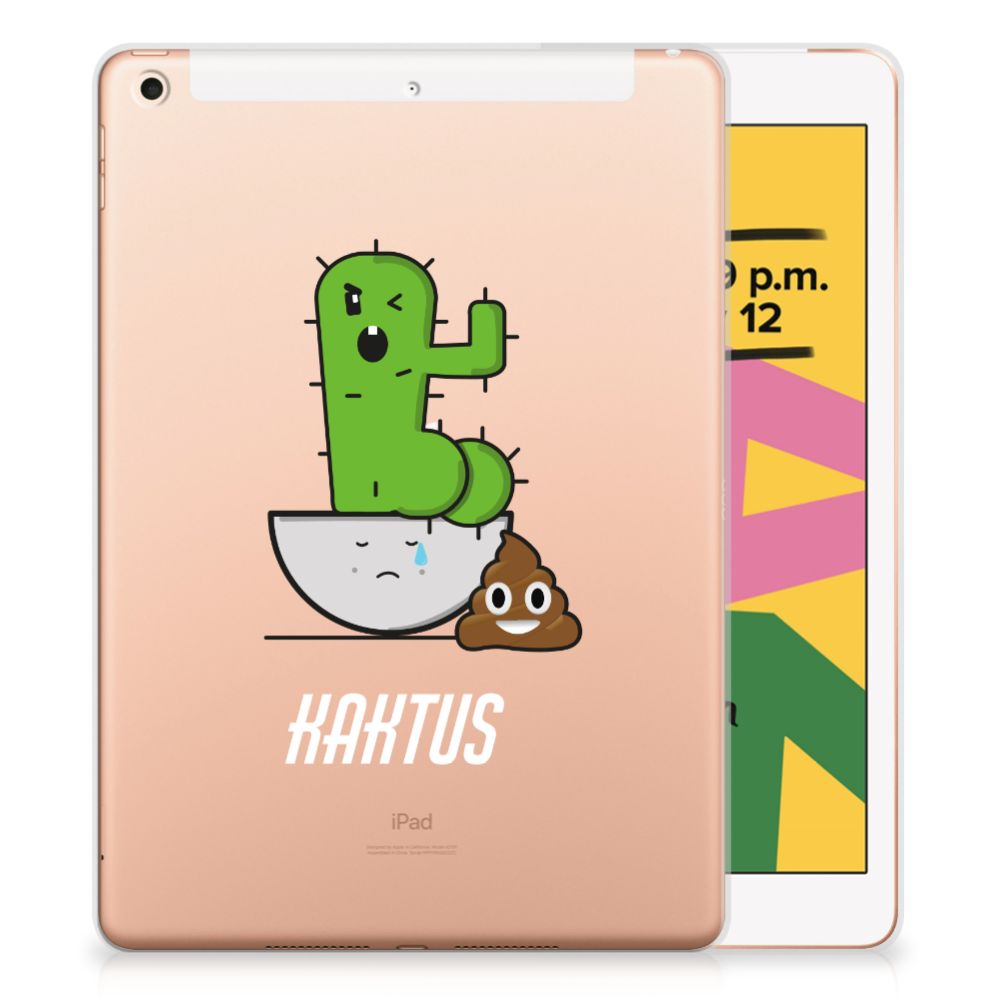 Apple iPad 10.2 | iPad 10.2 (2020) | 10.2 (2021) Tablet Back Cover Cactus Poo
