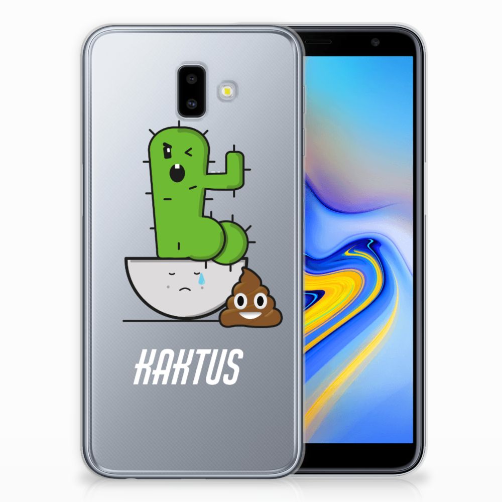 Samsung Galaxy J6 Plus (2018) Telefoonhoesje met Naam Cactus Poo