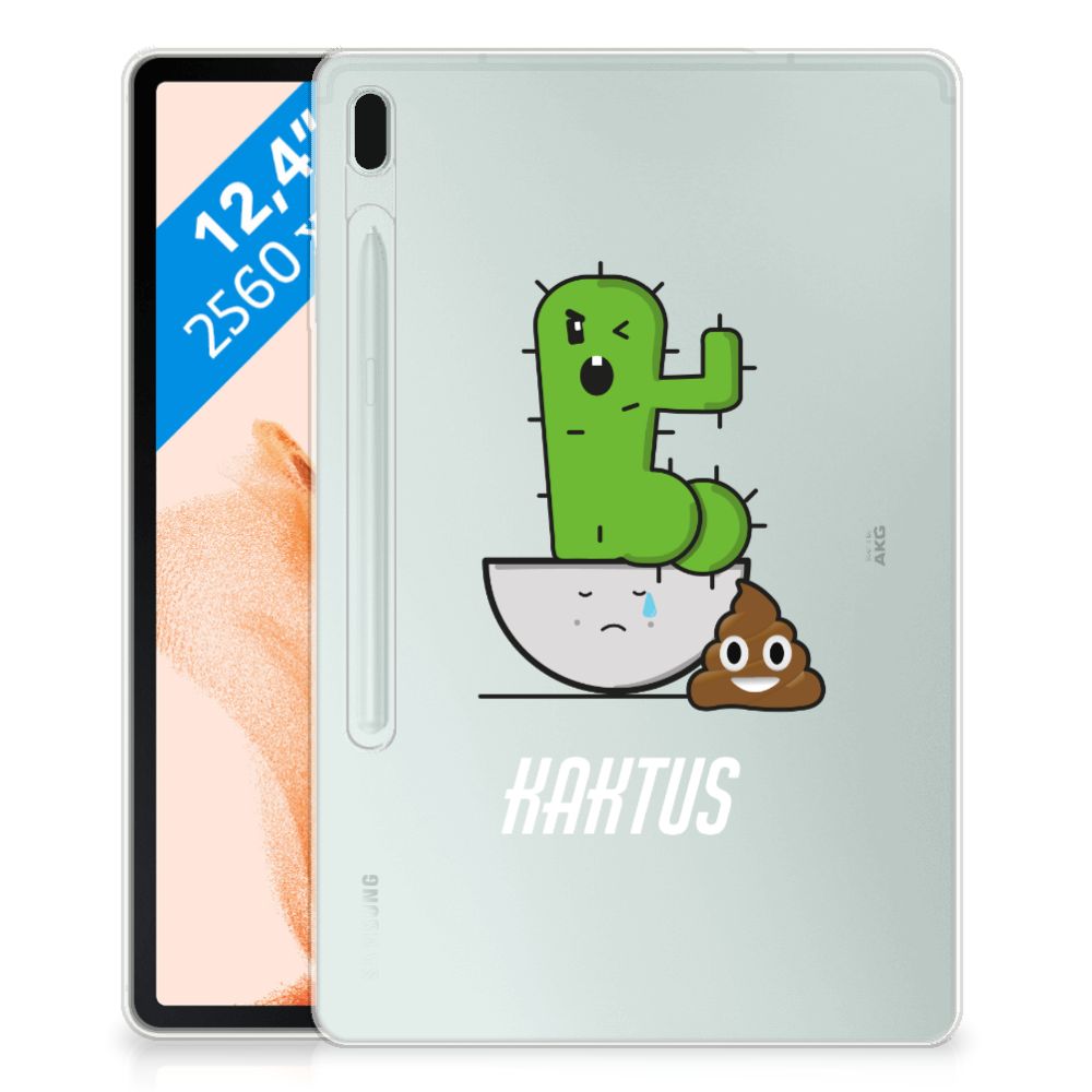 Samsung Galaxy Tab S7FE Tablet Back Cover Cactus Poo
