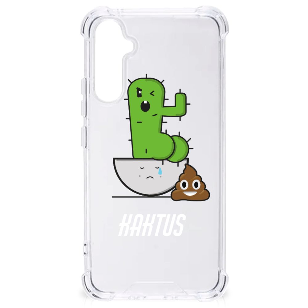 Samsung Galaxy A34 Stevig Bumper Hoesje Cactus Poo