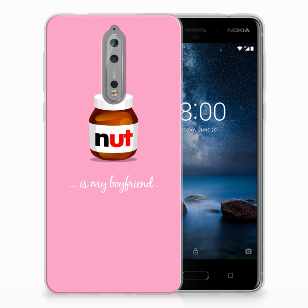 Nokia 8 Siliconen Case Nut Boyfriend