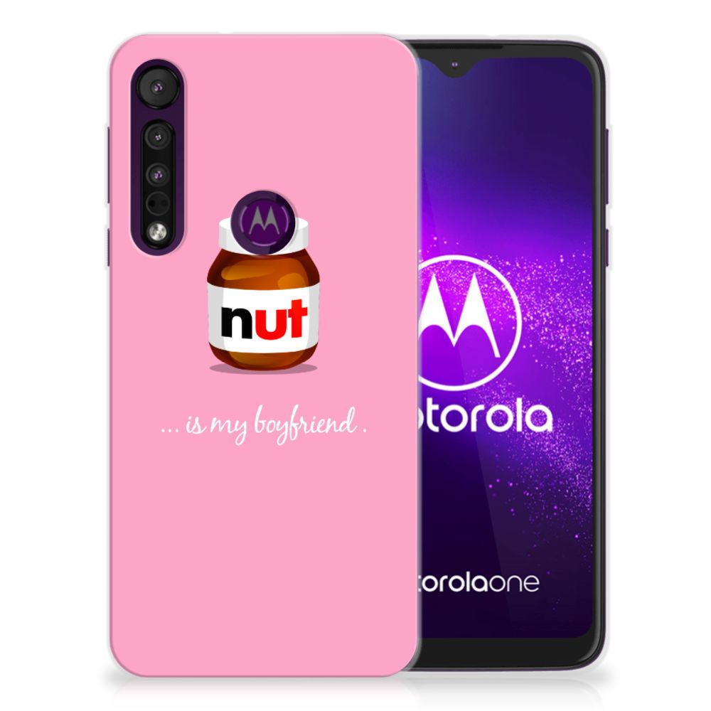 Motorola One Macro Siliconen Case Nut Boyfriend