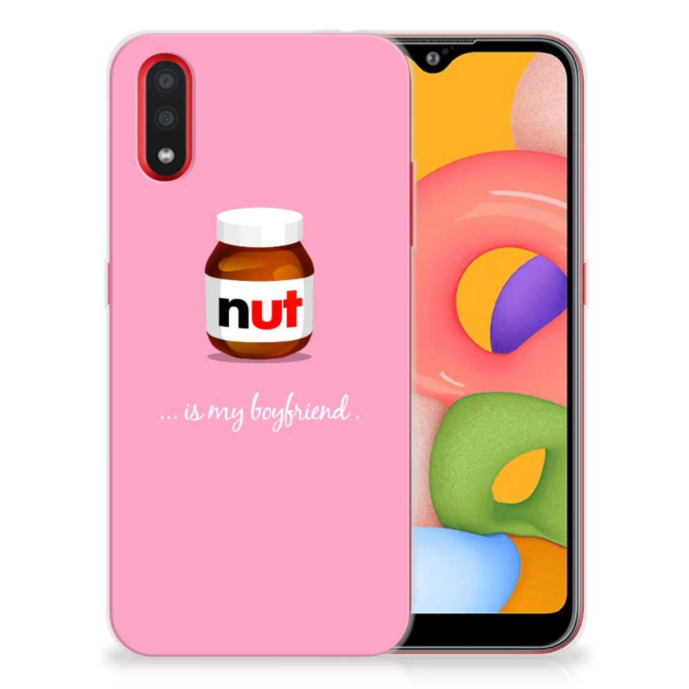 Samsung Galaxy A01 Siliconen Case Nut Boyfriend