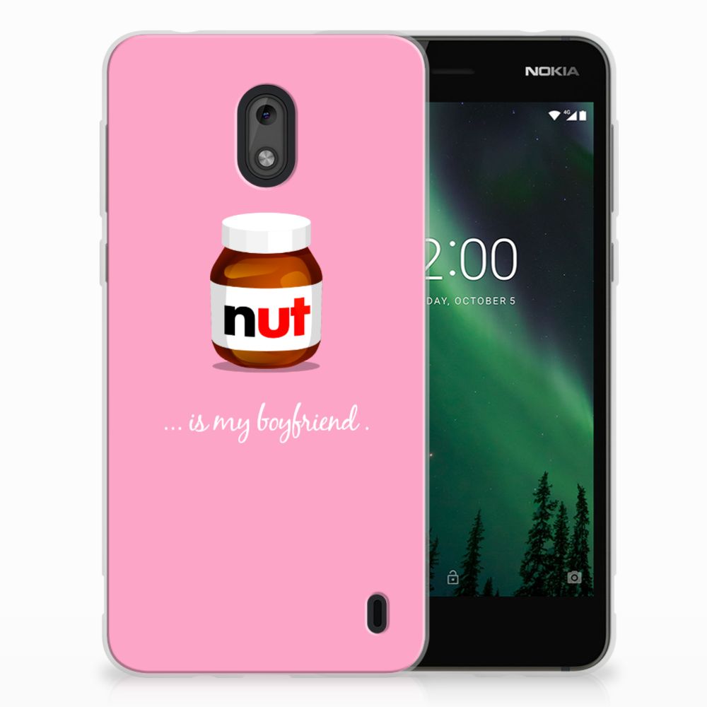 Nokia 2 Siliconen Case Nut Boyfriend