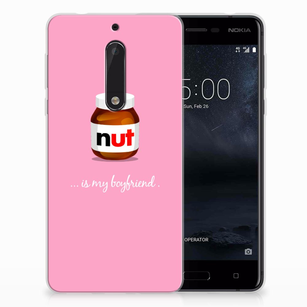 Nokia 5 Siliconen Case Nut Boyfriend