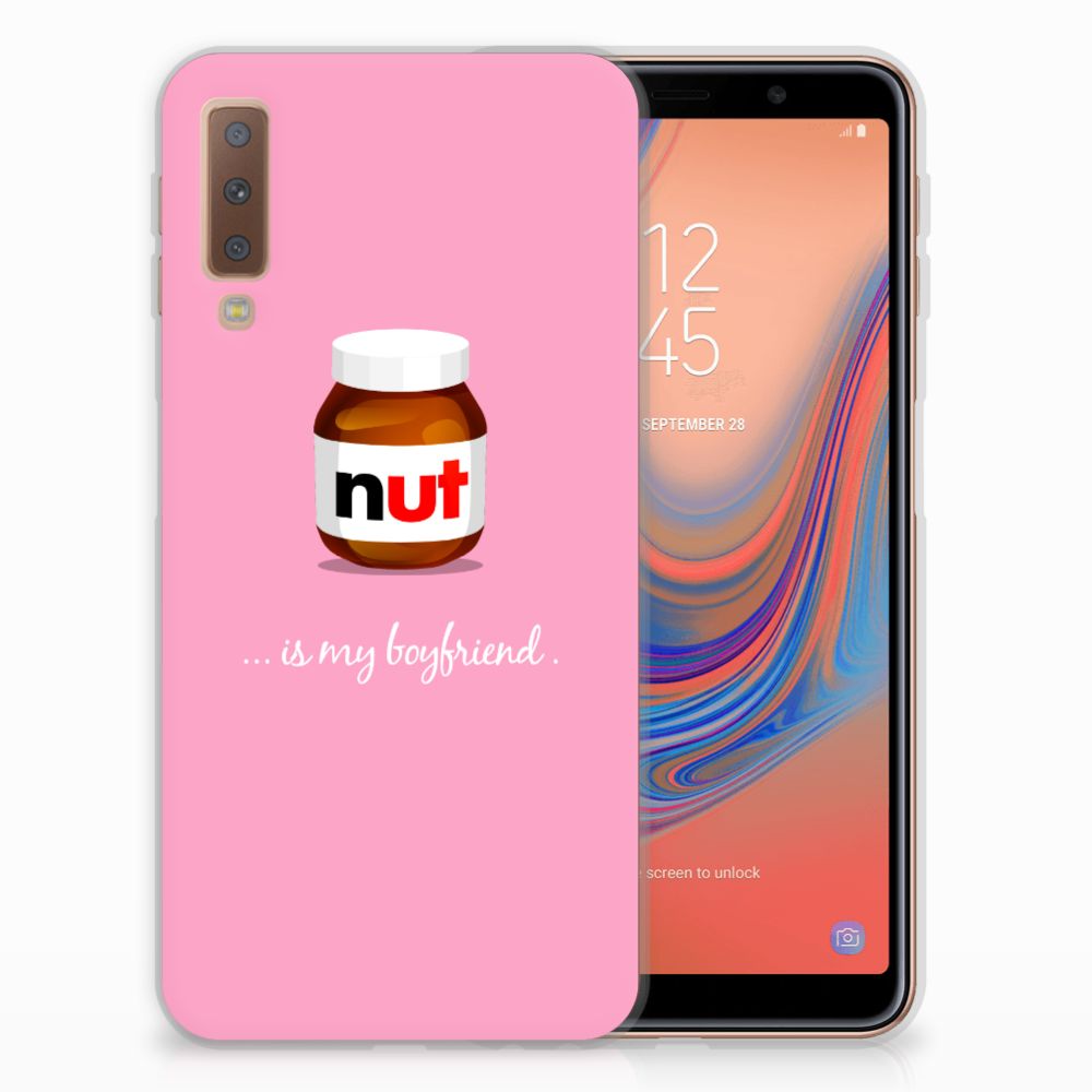 Samsung Galaxy A7 (2018) Siliconen Case Nut Boyfriend