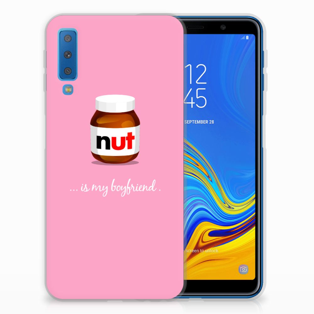 Samsung Galaxy A7 (2018) Siliconen Case Nut Boyfriend