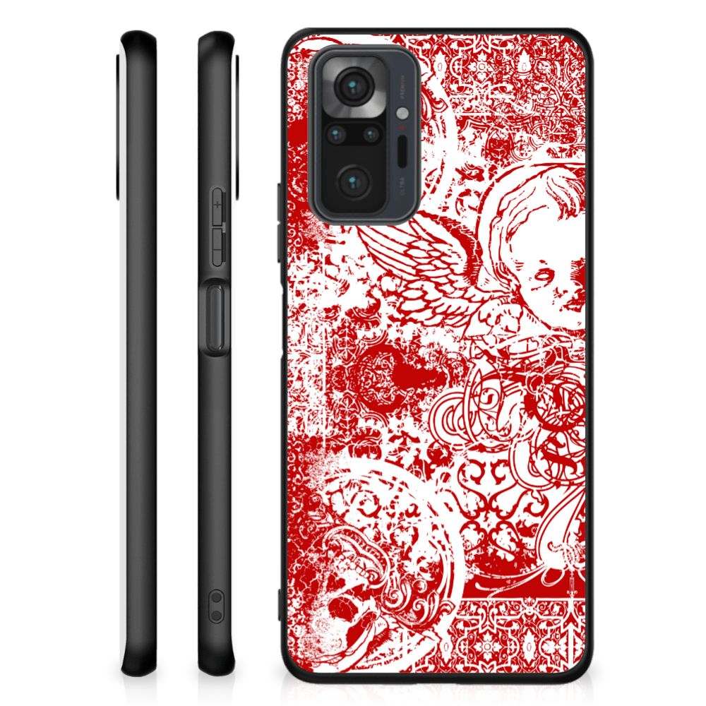 Telefoonhoesje Xiaomi Redmi Note 10 Pro Angel Skull Rood