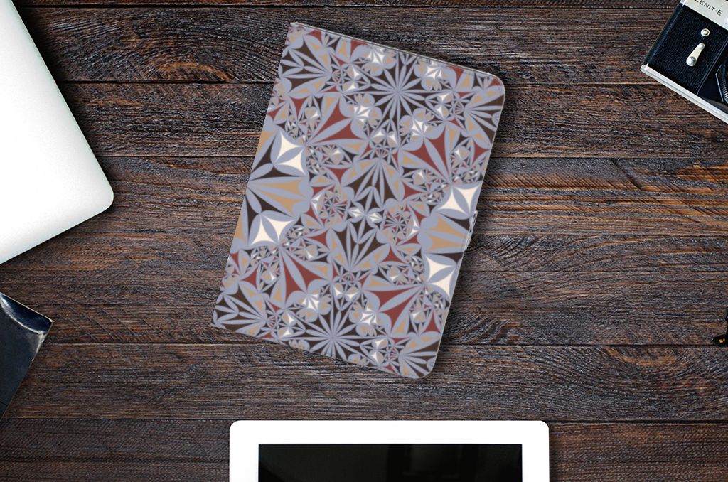 iPad Pro 11 2020/2021/2022 Leuk Tablet hoesje  Flower Tiles