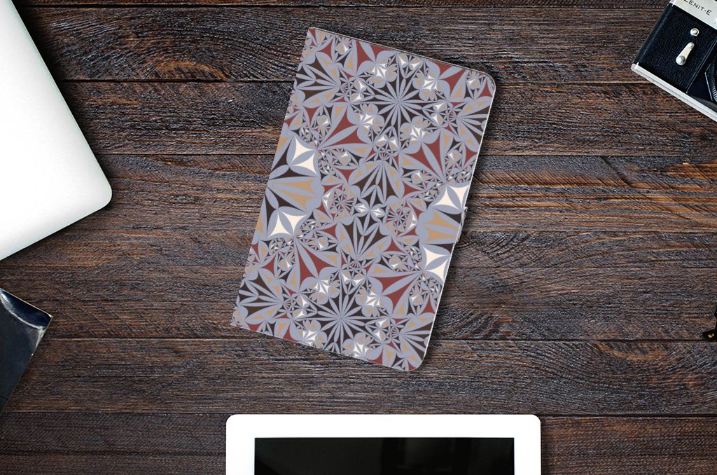 Samsung Galaxy Tab S6 Lite | S6 Lite (2022) Leuk Tablet hoesje  Flower Tiles