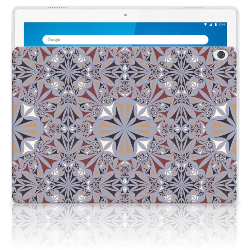 Lenovo Tab M10 Tablet Back Cover Flower Tiles