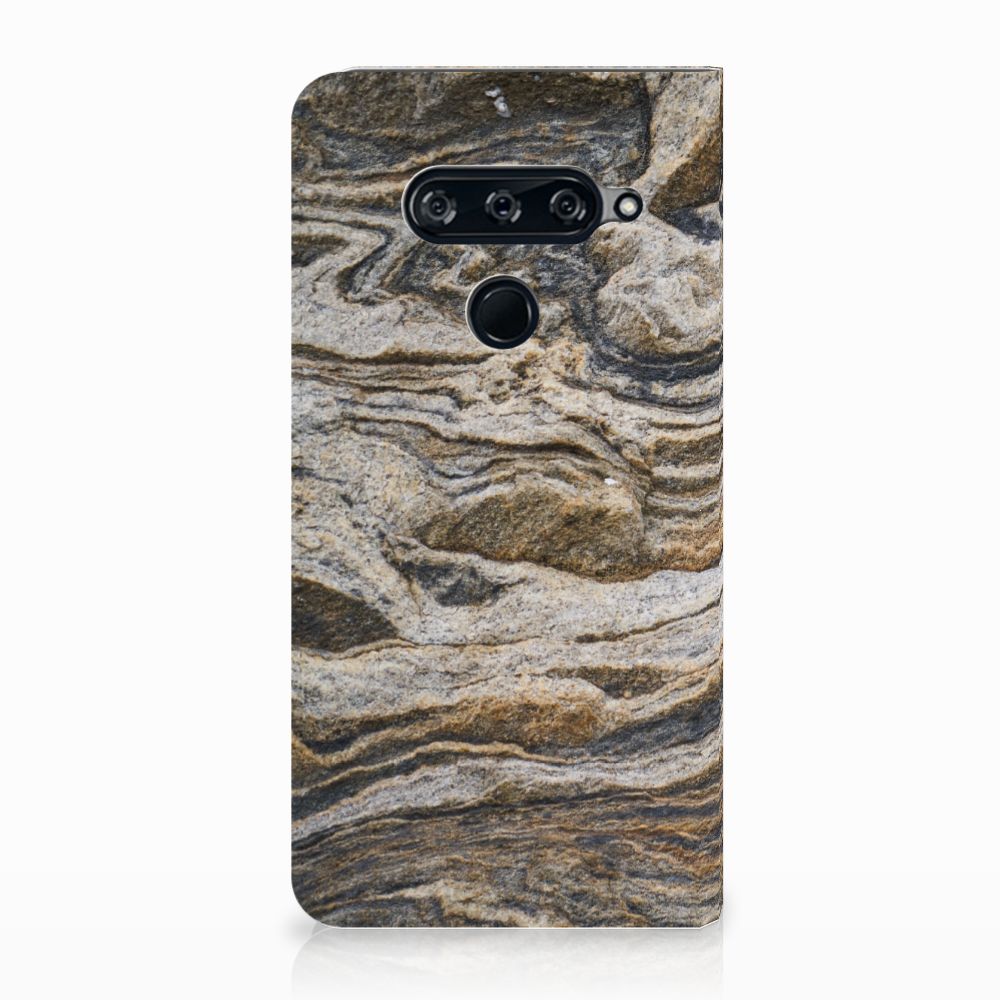 LG V40 Thinq Standcase Steen
