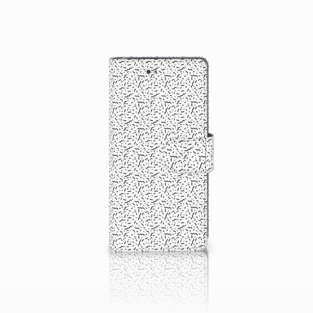 Huawei P10 Telefoon Hoesje Stripes Dots