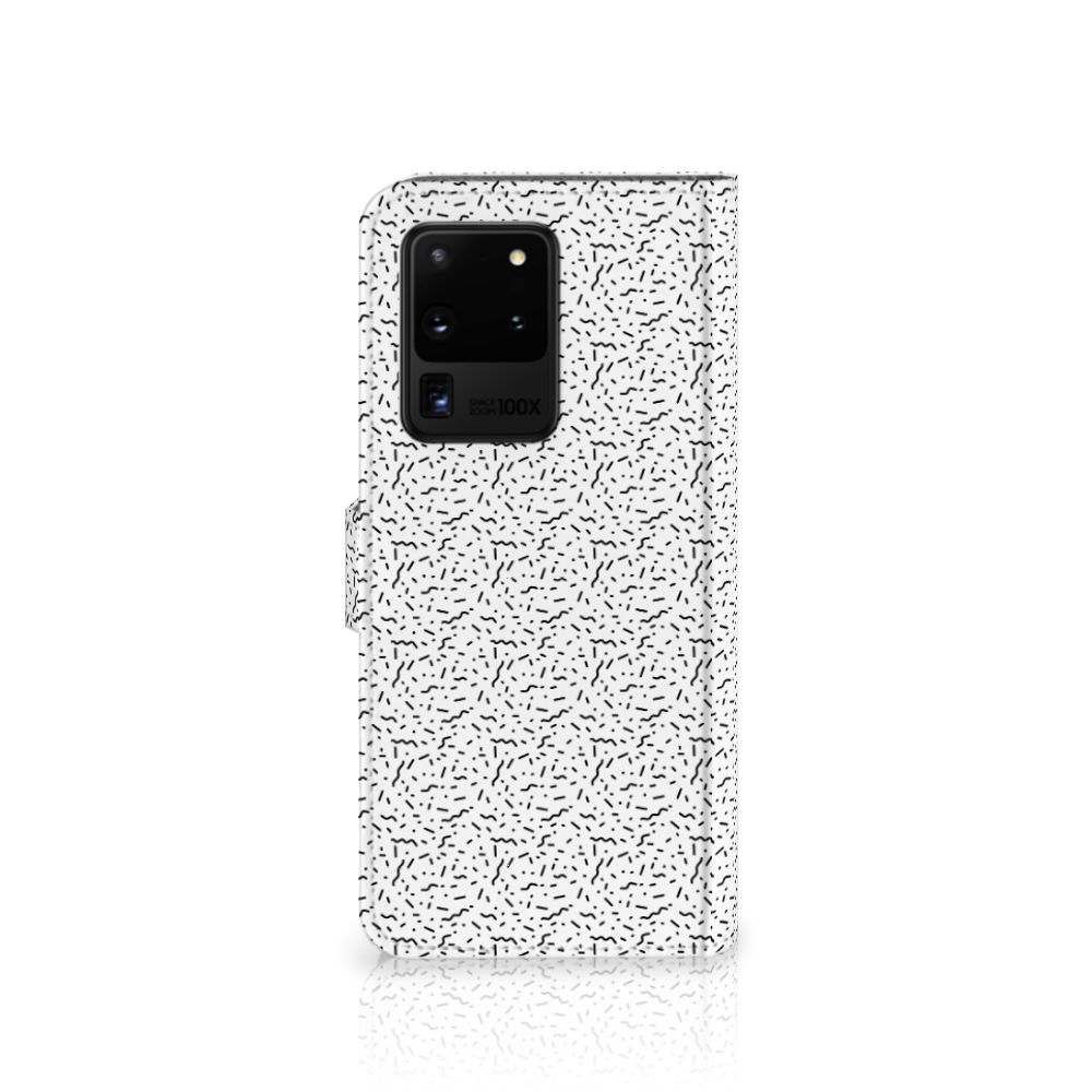 Samsung Galaxy S20 Ultra Telefoon Hoesje Stripes Dots