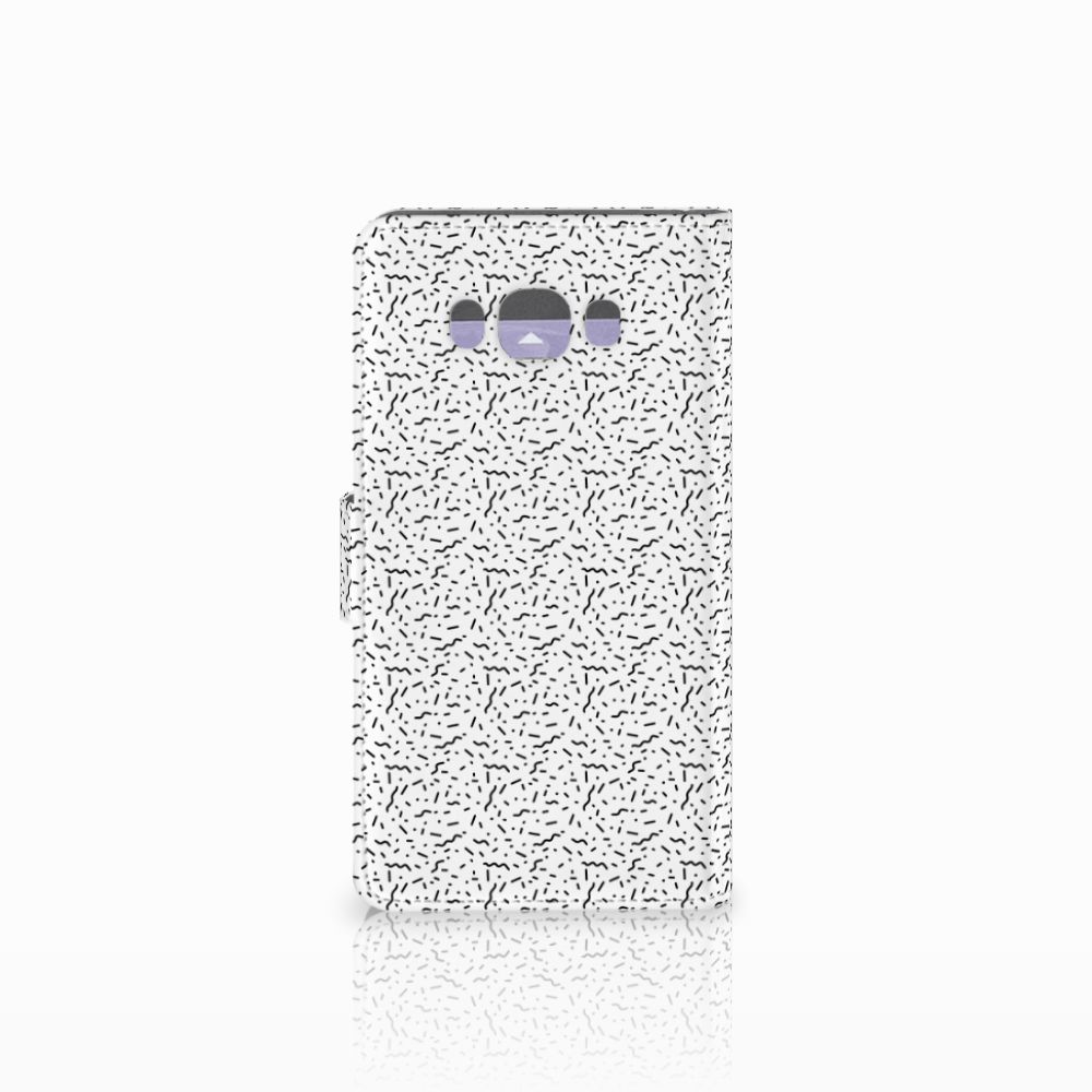 Samsung Galaxy J7 2016 Telefoon Hoesje Stripes Dots