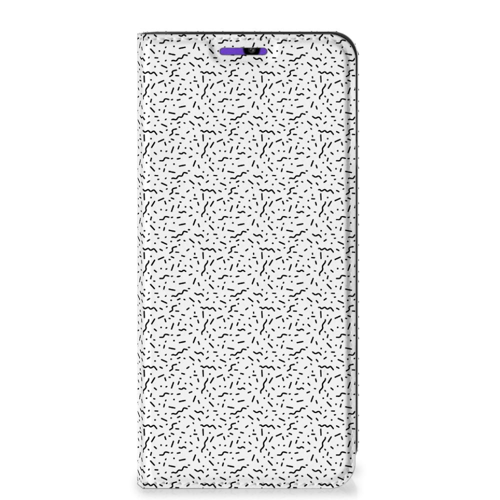 Samsung Galaxy A22 4G | M22 Hoesje met Magneet Stripes Dots