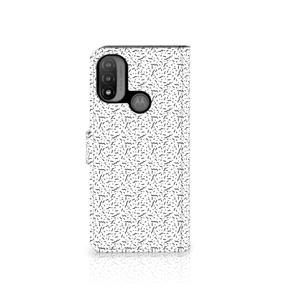 Motorola Moto E20 | E30 | E40 Telefoon Hoesje Stripes Dots