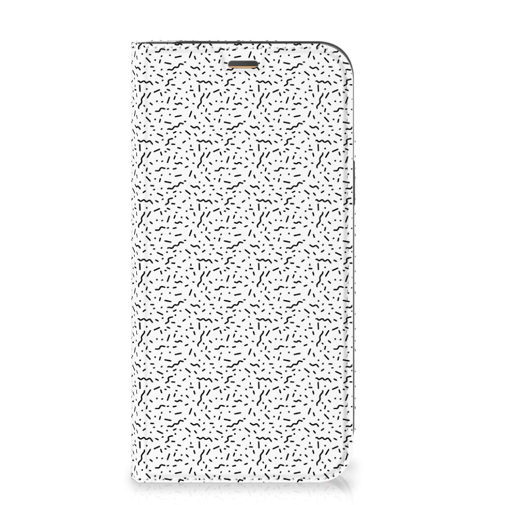 iPhone 12 | iPhone 12 Pro Hoesje met Magneet Stripes Dots