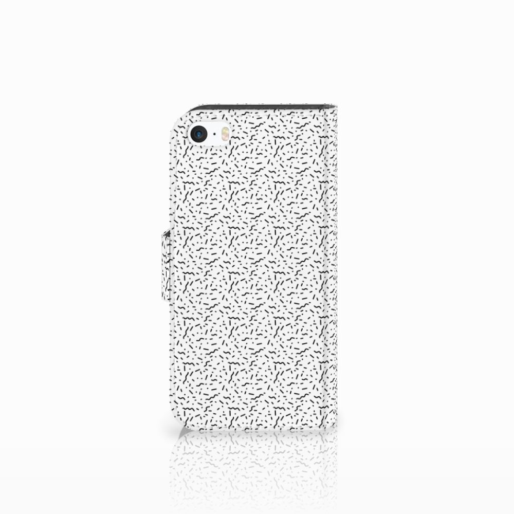 Apple iPhone 5 | 5s | SE Telefoon Hoesje Stripes Dots