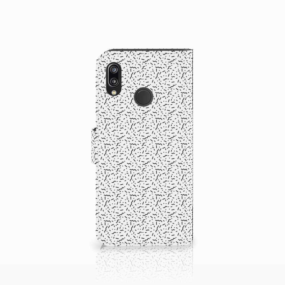 Huawei P20 Lite Telefoon Hoesje Stripes Dots