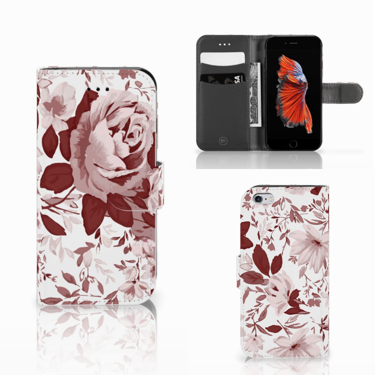Hoesje Apple iPhone 6 | 6s Watercolor Flowers