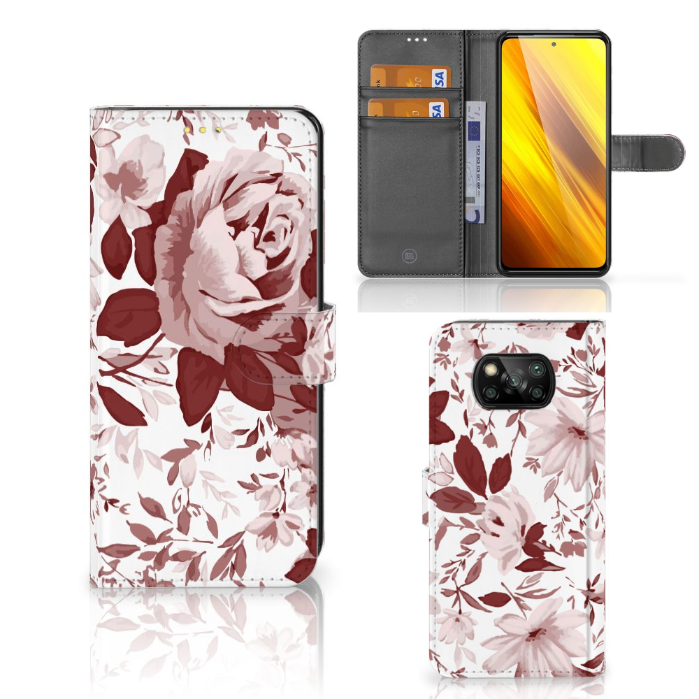 Hoesje Xiaomi Poco X3 | Poco X3 Pro Watercolor Flowers