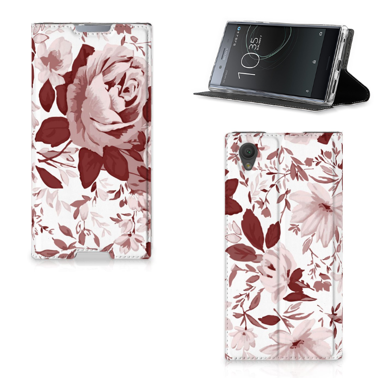 Bookcase Sony Xperia L1 Watercolor Flowers