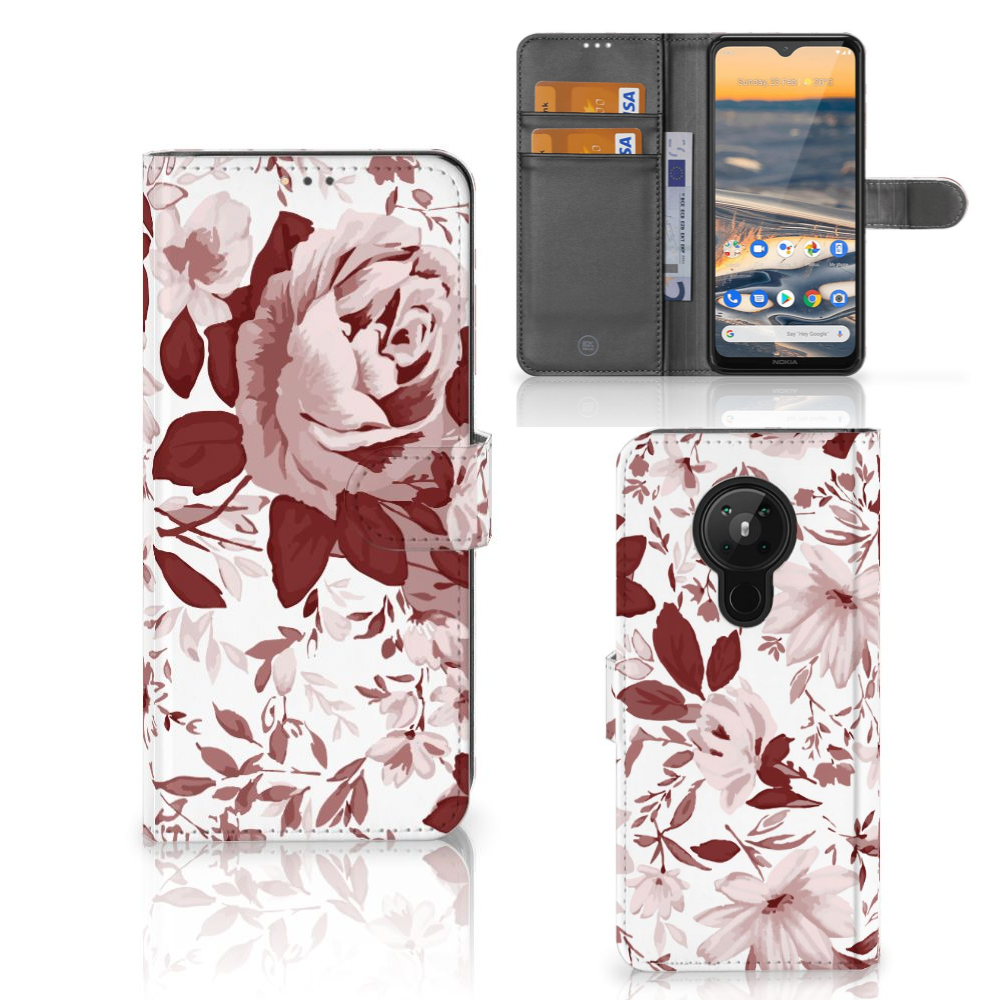 Hoesje Nokia 5.3 Watercolor Flowers