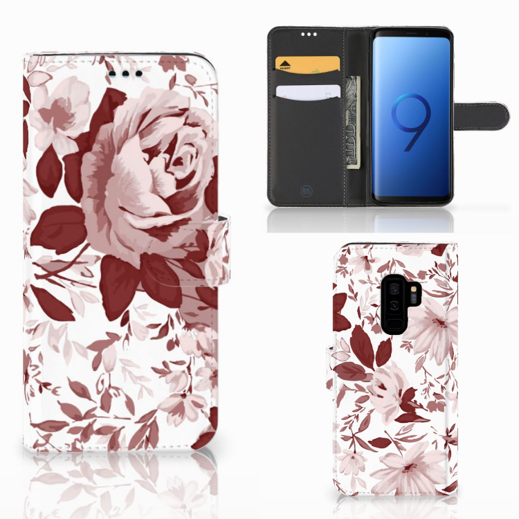 Hoesje Samsung Galaxy S9 Plus Watercolor Flowers
