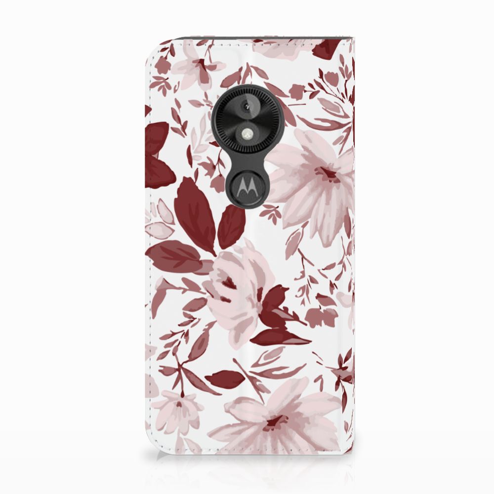 Bookcase Motorola Moto E5 Play Watercolor Flowers