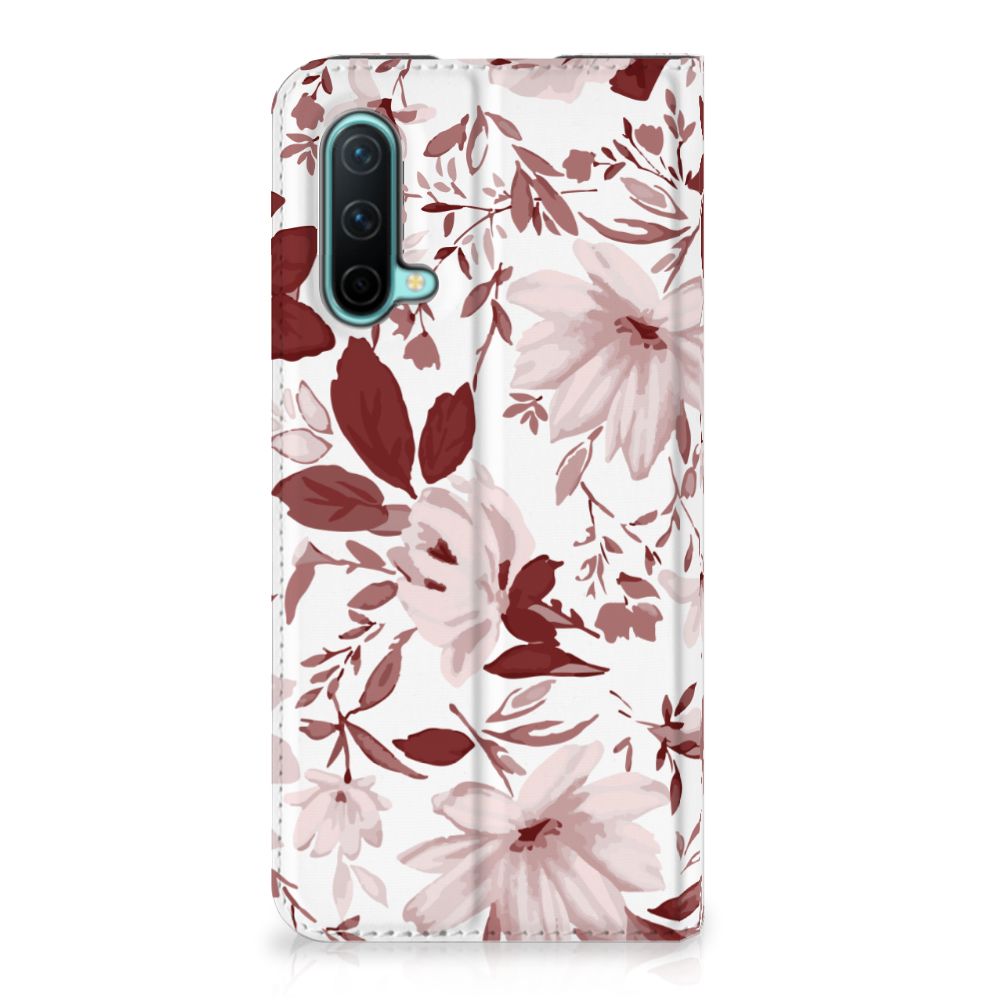 Bookcase OnePlus Nord CE 5G Watercolor Flowers