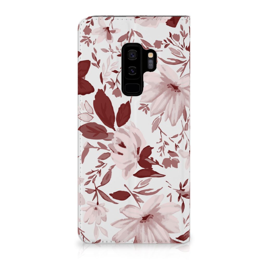 Bookcase Samsung Galaxy S9 Plus Watercolor Flowers