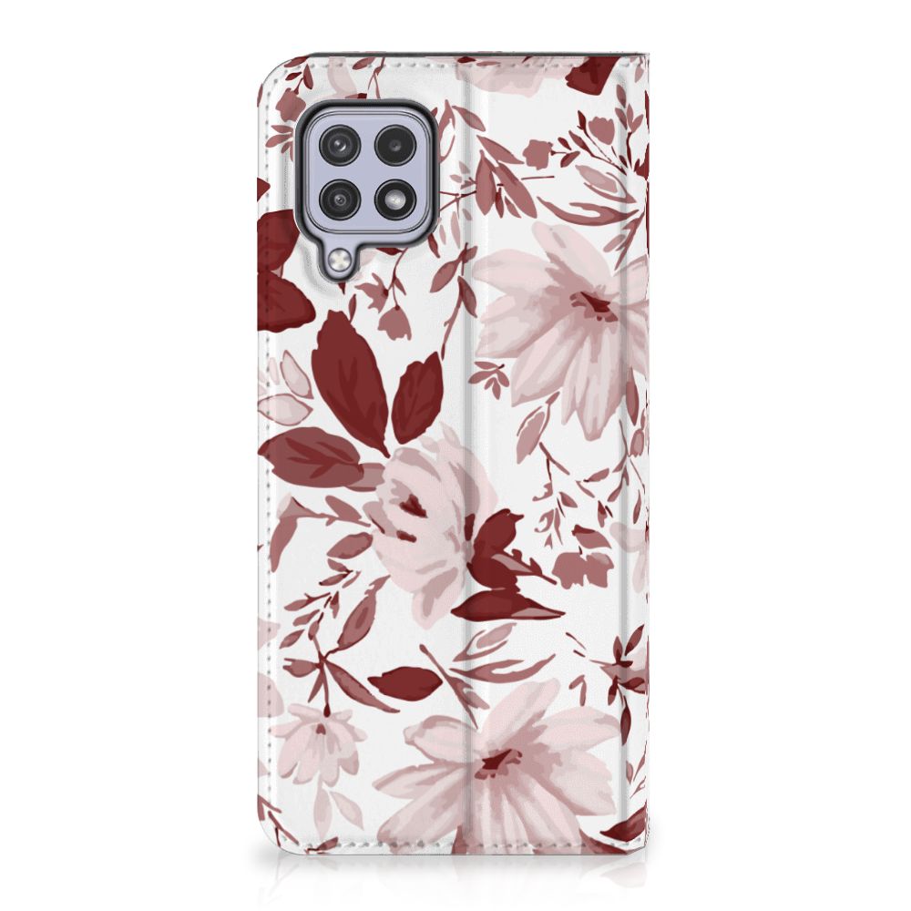 Bookcase Samsung Galaxy A22 4G | M22 Watercolor Flowers