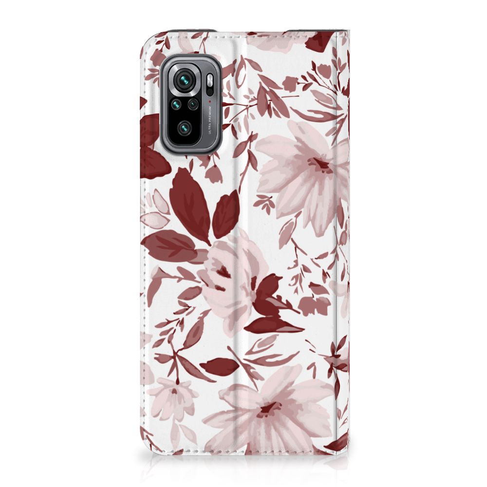 Bookcase Xiaomi Redmi Note 10/10T 5G | Poco M3 Pro Watercolor Flowers