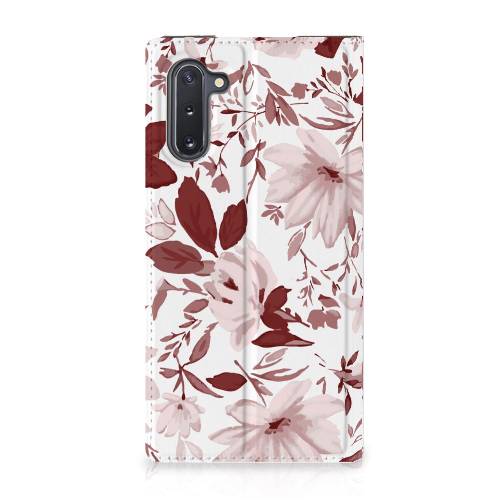 Bookcase Samsung Galaxy Note 10 Watercolor Flowers