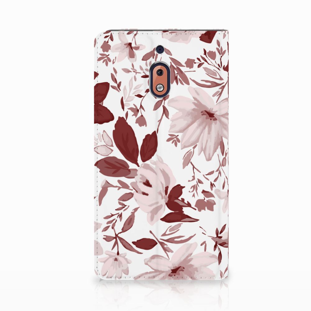 Bookcase Nokia 2.1 2018 Watercolor Flowers
