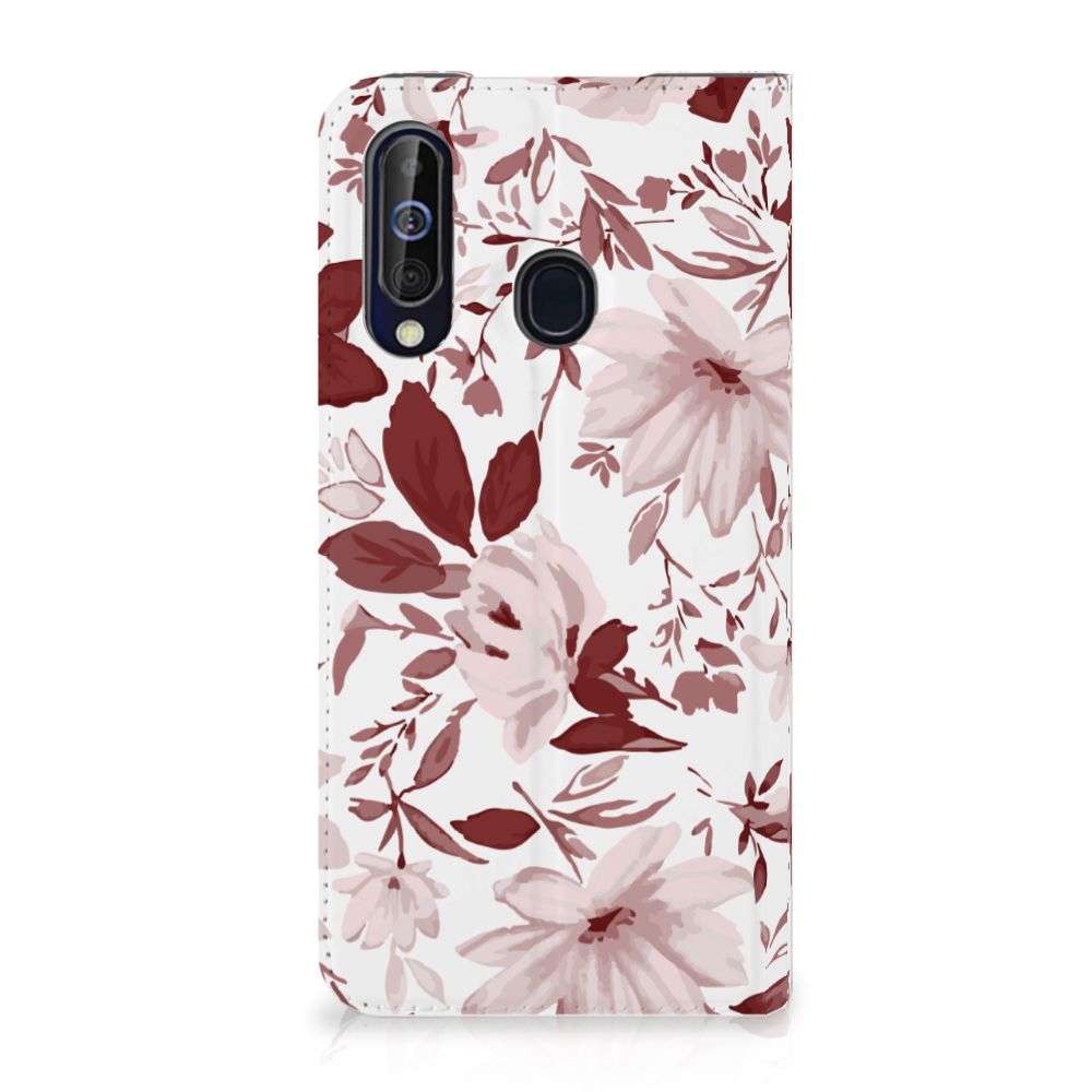 Bookcase Samsung Galaxy A60 Watercolor Flowers