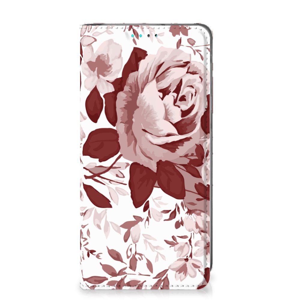 Bookcase Samsung Galaxy A40 Watercolor Flowers