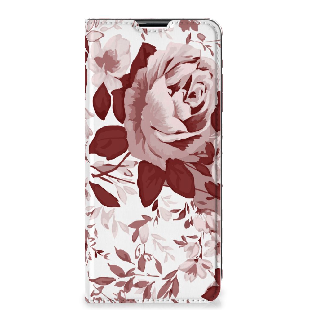 Bookcase Samsung Galaxy Note 10 Lite Watercolor Flowers