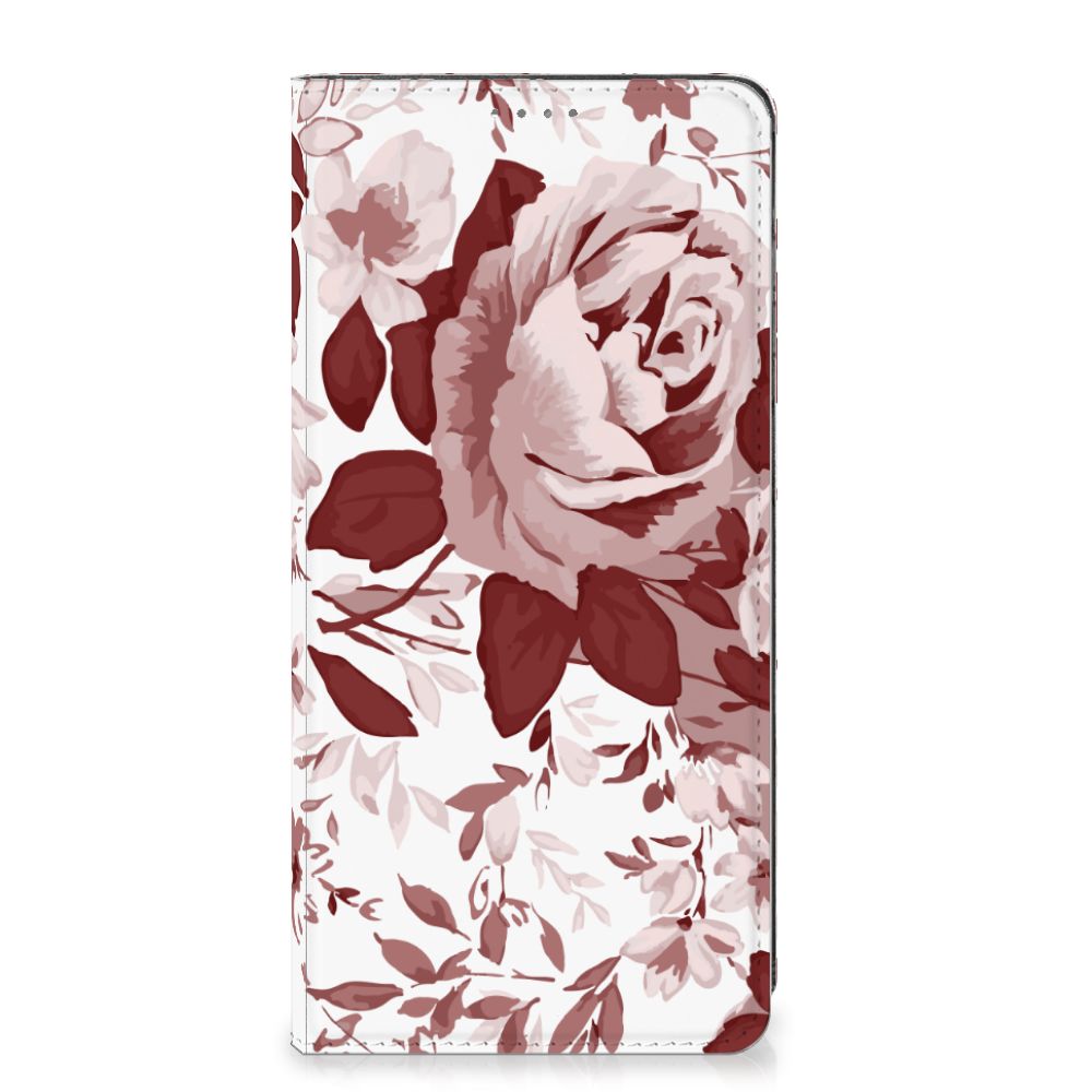 Bookcase Samsung Galaxy A12 Watercolor Flowers